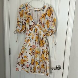 Beautiful Abercrombie Dress. Deep V. Medium tall. Never worn.